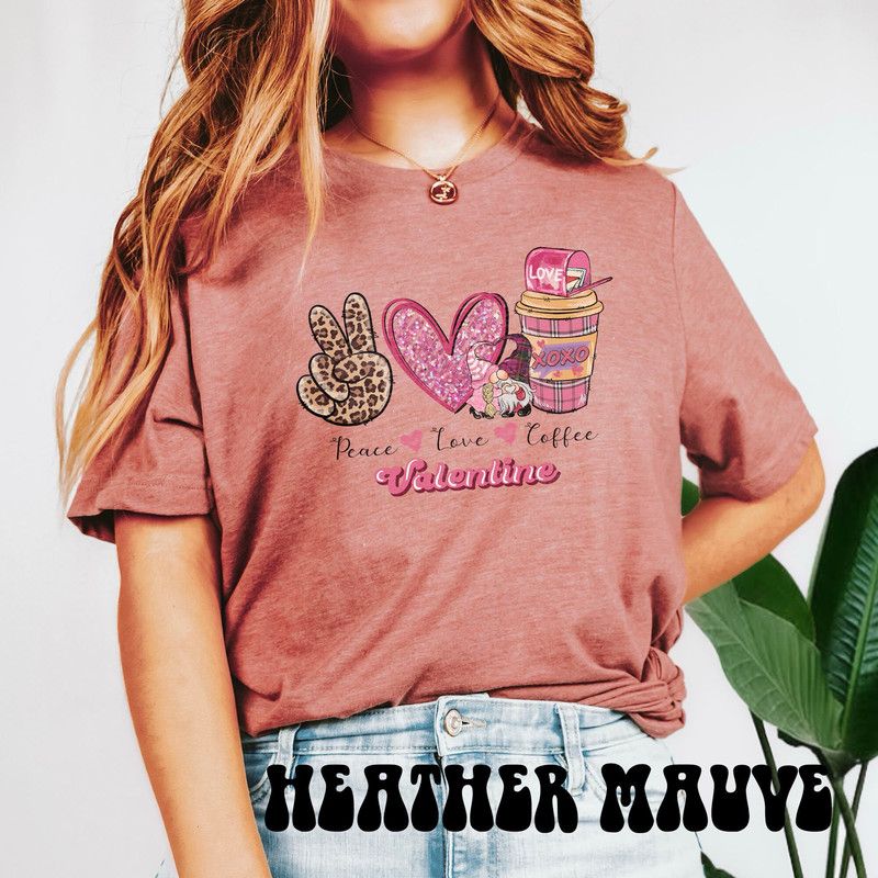 Valentines Coffee Shirt, Retro Valentine T-shirt, Galentine Heart Caffeine Shirt, Coffee Lover Gift, Love You a Latte Valentine Crewneck 5.jpg