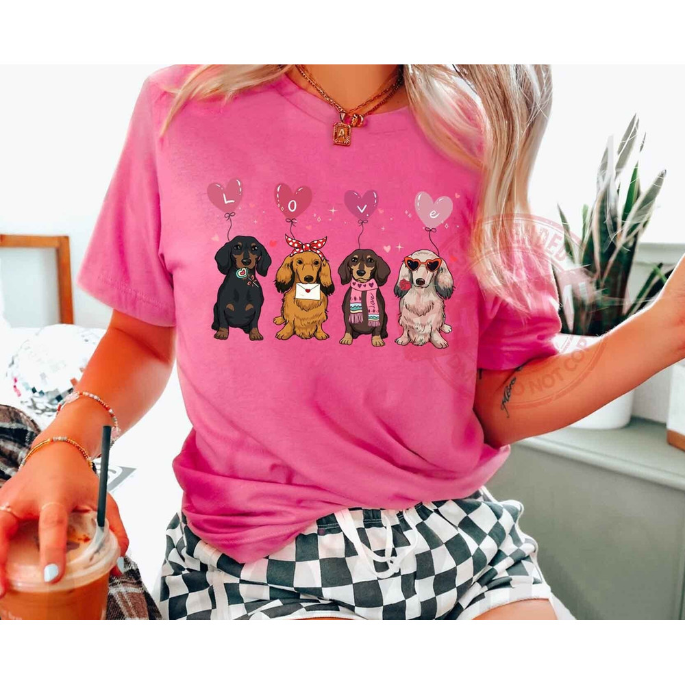 Dachshund Valentines Shirt, Valentines Dog Sweatshirt, Dachshund Lover Shirt, Dog Lover Shirt, Dachshund Mom Shirt, Dog Mom Sweatshirt.jpg
