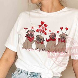 pug dog valentines shirt, valentines dog sweatshirt, love shirt, pug lover shirt, dog lover shirt, pug mom shirt, dog mo