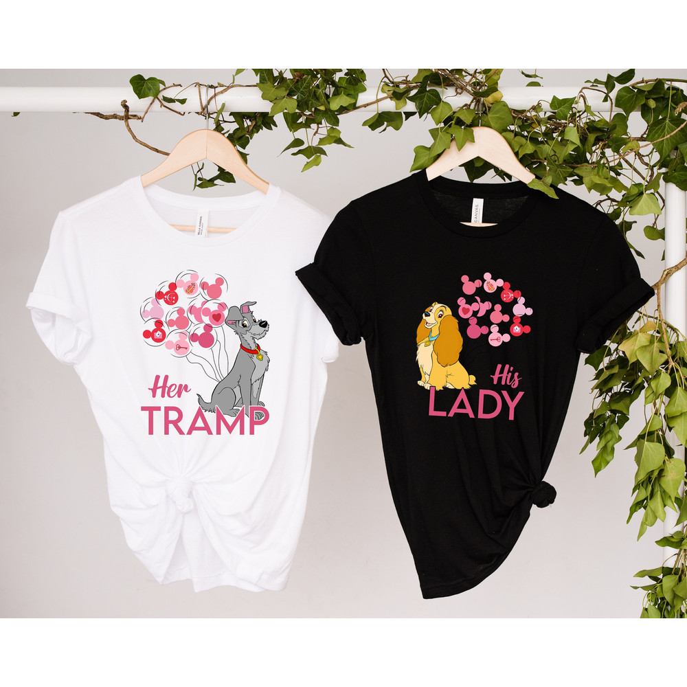 Lady And The Tramp Shirt,Disney Couple love shirt,Disney lad.jpg