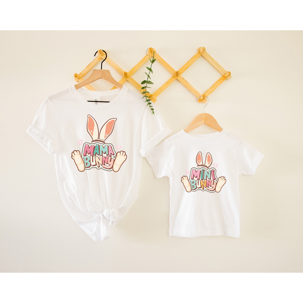 Mama Bunny Shirt, Mini Bunny Shirt, Mama MIni Easter Shirt,.jpg