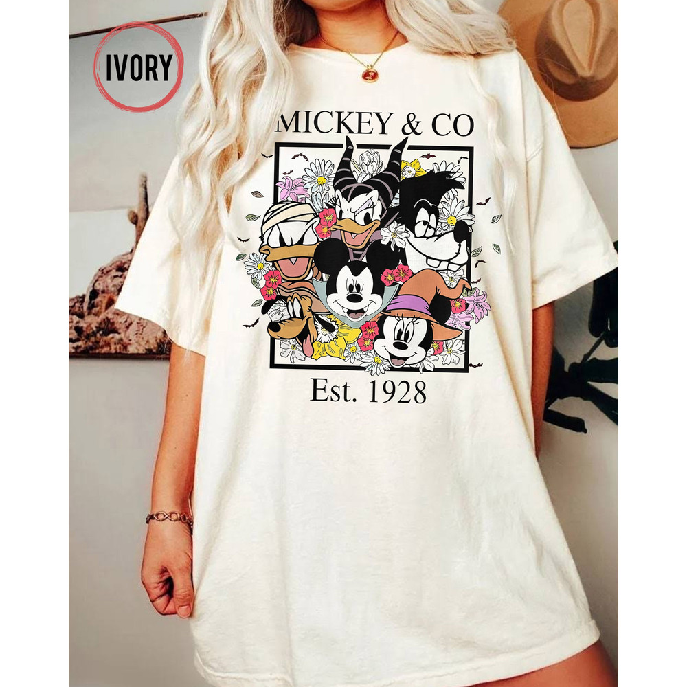 Mickey and Co Halloween Comfort Colors Shirt, Mickey and Co 1928 Shirt.jpg