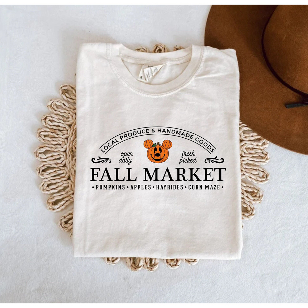 Mickey Pumpkin Fall Market Comfort Colors Shirt, Mickey.jpg