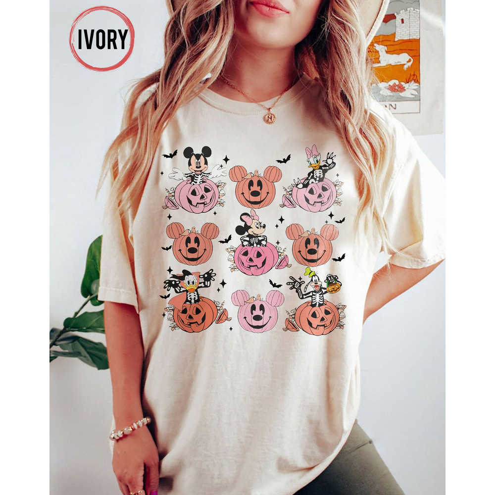 Mickey Skeleton Halloween Party Comfort Color Shirt,Halloween Spooky.jpg