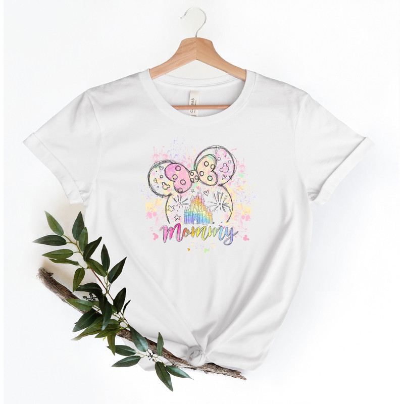 Mommy Disney Watercolor Castle Shirt, Disney Shirt for Mommy.jpg