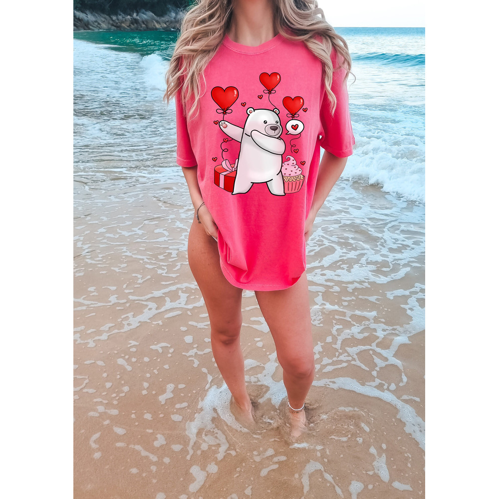 Comfort Colors® Bear love shirt, Valentine's Day, Valentine Shirt, Valentine's gift, Valentine's Day Shirt, Animal lover Shirt.jpg