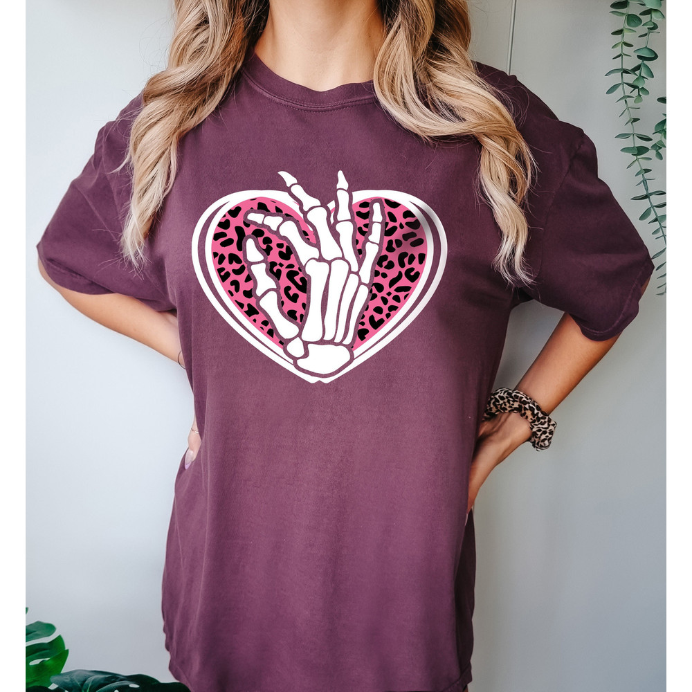 Comfort Colors® Skeleton Hand Shirt, Skeleton Valentine Shirt, Valentines Day Shirt, Love Shirt , Valentine Shirt, Cute Valentine Shirt.jpg