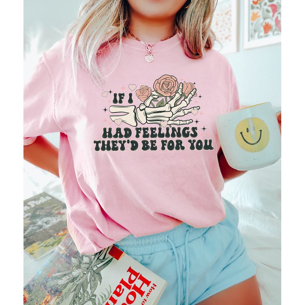 Funny Valentine Shirt, Skeleton Hand Shirt, Skeleton Valentines, Comfort Colors® Shirt, Skeleton Rock Shirt, Flower Shirt, Plant Lady Shirt.jpg