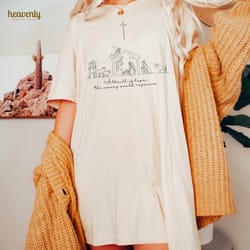 a thrill of hope nativity shirt, advent christian christmas shirt, merry christmas shirt, jesus christmas shirt 1