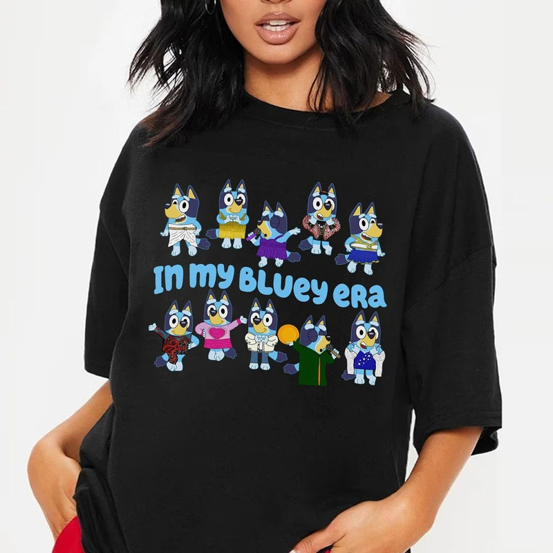 Bluey Eras Tour Shirt, Bluey Family Shirts, Bluey Birthday Tees, Kids Shirt Bluey, Bluey Eras Tour Clothes, In My Bluey.jpg