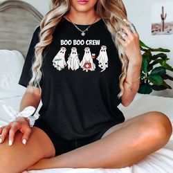 boo boo crew shirt, halloween nurse shirt, spooky nurse shirt, funny halloween nurse tee, cute nurse shirt halloween