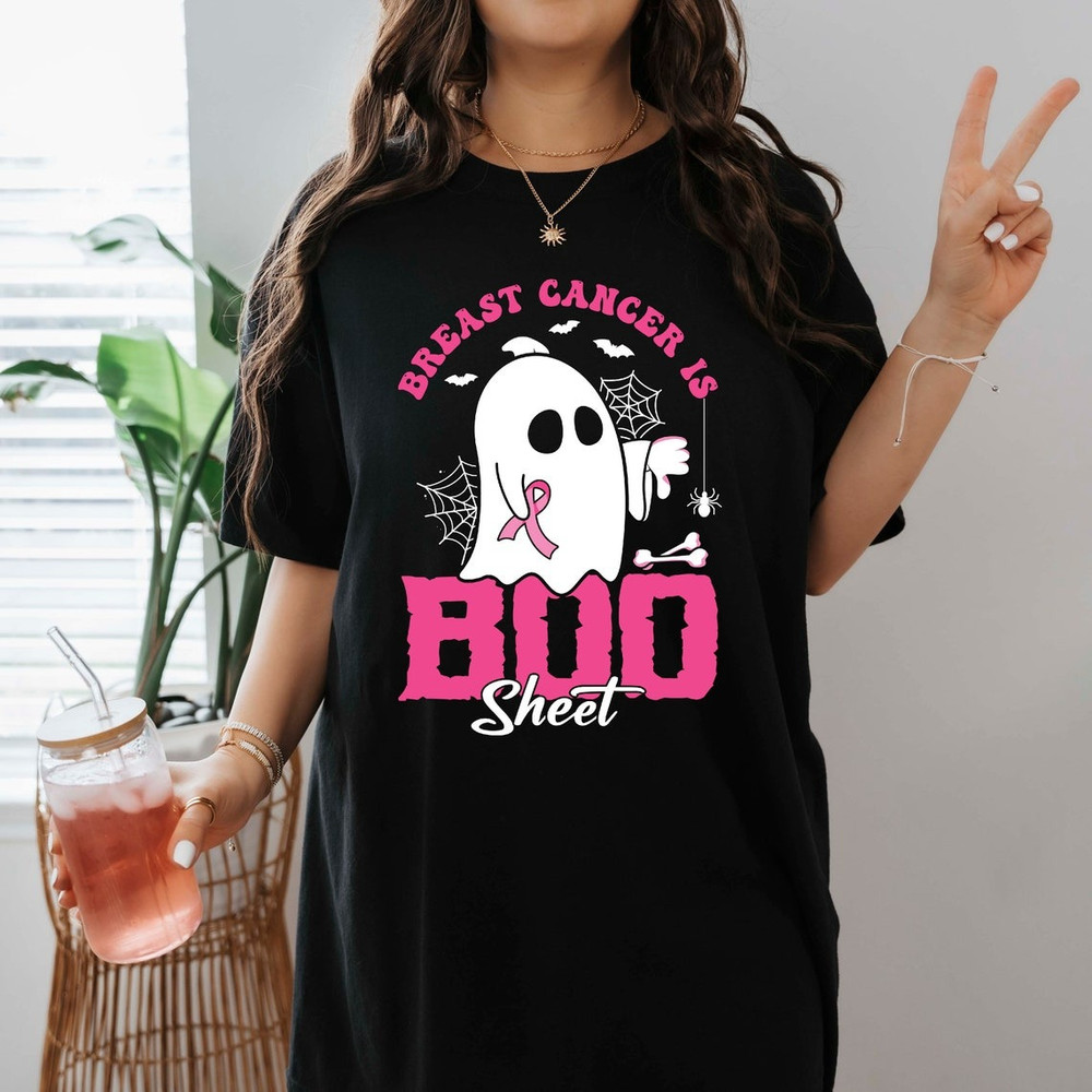 Breast Cancer Is Boo Sheet Halloween Shirt, Breast Cancer Awareness Shirt, Cancer Awareness Shirt.jpg