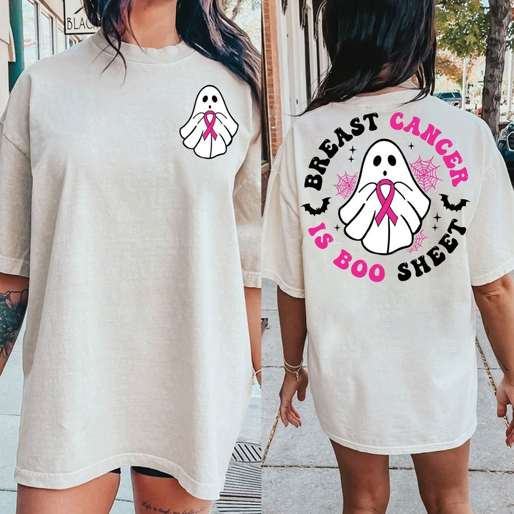 Breast Cancer Is Boo Sheet Shirt, Breast Cancer Awareness Shirt, Halloween Breast Cancer Shirt, Breast Cancer Halloween.jpg