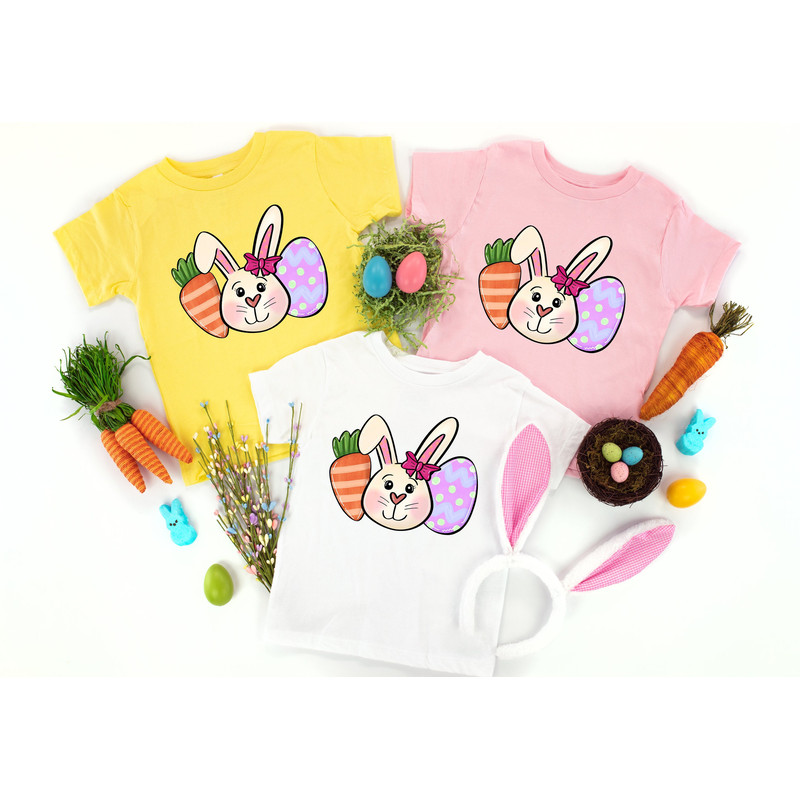 Bunny Egg Carrot Shirt, Easter Shirt, Easter Kids Shirt, Cute Rabbit Shirt, Little Bunny Shirt, Cute Easter Shirt, Easter Rabbit Shirt.jpg