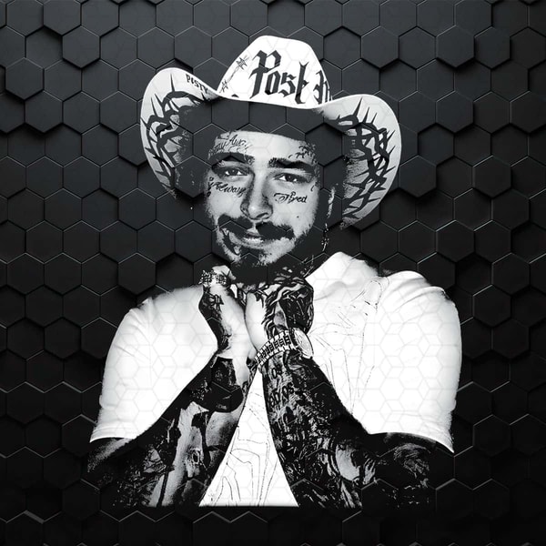 Cowboy Rapper Post Malone PNG | Inspire Uplift