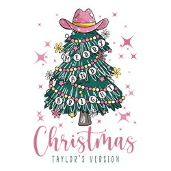Merry And Bright Christmas Taylors Version Svg, Christmas Gift With Taylor Svg