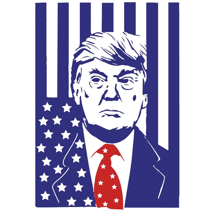 US Flag Donald Trump President SVG Trending Trump Gift SVG Donald Trump Republican.jpg