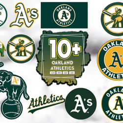 10 Files Oakland Athletics Baseball Svg Bundle, Oakland Baseball Lovers Svg