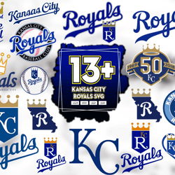 Kansas City Royals Svg Bundle, KC Royals Lovers Svg, Royals Logo Svg