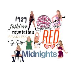 taylor swift album titles digital download png