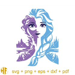 anna and elsa disney svg, anna svg, elsa frozen svg, disney