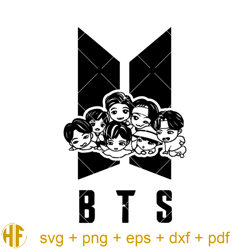 bts members chibi svg, adorable tinytan svg, kpop star svg