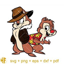 chip and dale mouse ears svg, chip and dale svg, disney svg