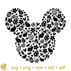 cute mouse easter svg, mickey mouse easter svg, mouse ears