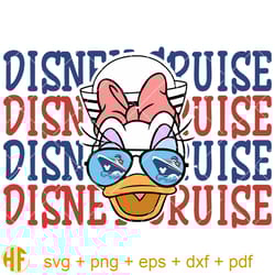 disney cruise svg, magical kingdom svg, daisy duck vacay