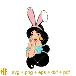 easter jasmine princess svg, aladdin easter svg, jasmine svg.jpg