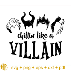evil queen halloween svg, chillin like a villain svg, witch.jpg