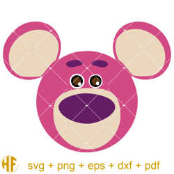 lotso strawberry bear svg, toy story svg, disney ears svg.jpg