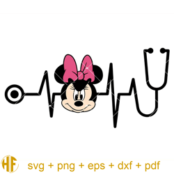 minnie mouse nurse heartbeat svg, minnie mouse stethoscope.jpg