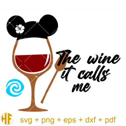 moana wine glass svg, the wine it calls me svg, princess.jpg