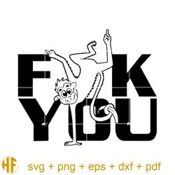 monkey middle finger svg, monkey svg, monkey funny svg.jpg