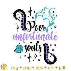 poor unfortunate souls svg, sea witch svg, ursula villains.jpg