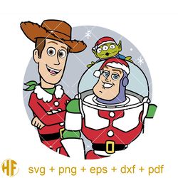 toy story christmas svg, woody buzz lightyear svg.jpg