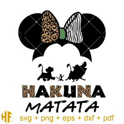 wild trip minnie mouse svg, hakuna matata svg, no problem.jpg