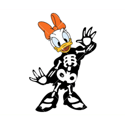 daisy duck custume svg, daisy duck halloween masquerade
