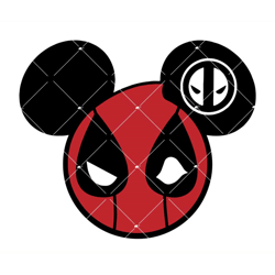 deadpool hero svg, deadpool mickey svg