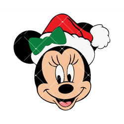 minnie mouse christmas cute svg, minnie christmas, minnie
