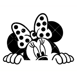 minnie peeping svg, minnie peekaboo svg, minnie mouse svg