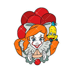 princess ariel halloween svg, sugar skull svg, pennywise svg