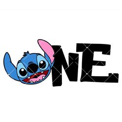 stitch 1 year old svg, lilo & stitch svg, stitch birthday