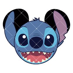 stitch mouse head svg, lilo and stitch character svg
