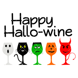 happy hallo-wine svg, horror wine glass svg, toxic alcohol