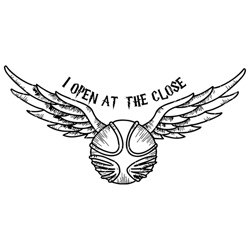 i open at the close svg, golden snitch svg, magic wizard svg