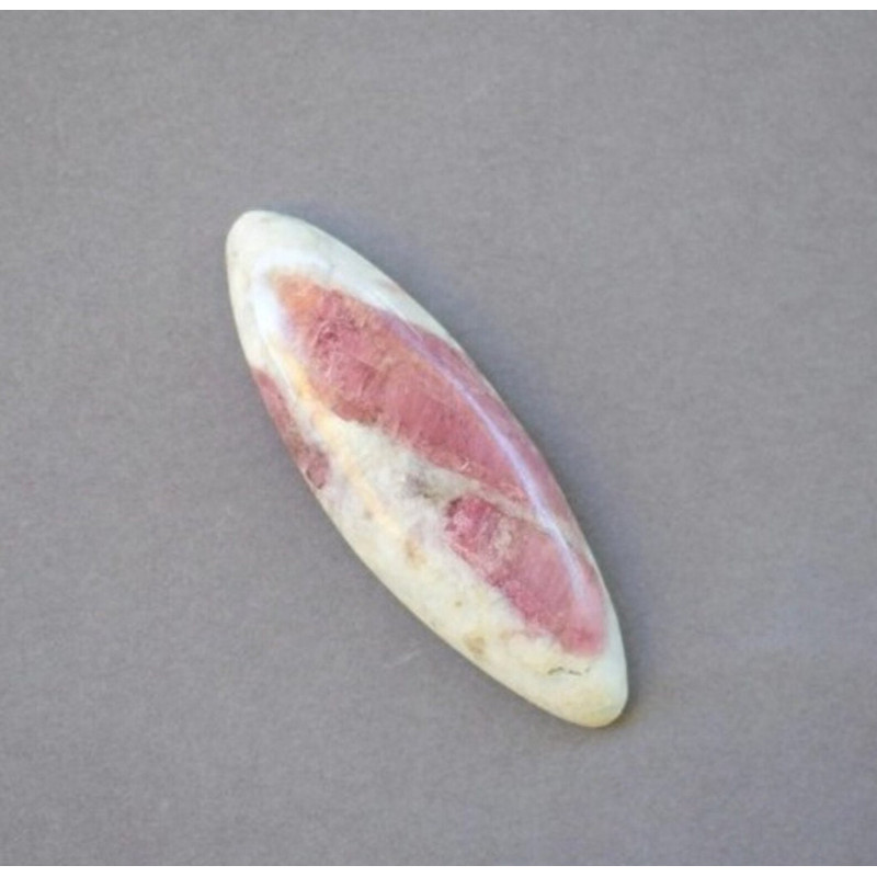 Tourmaline In Calcite Natural Stone Cabochon 51 X 17 X 7 Mm Natural Pink Tourmaline Cabochon For Je 0