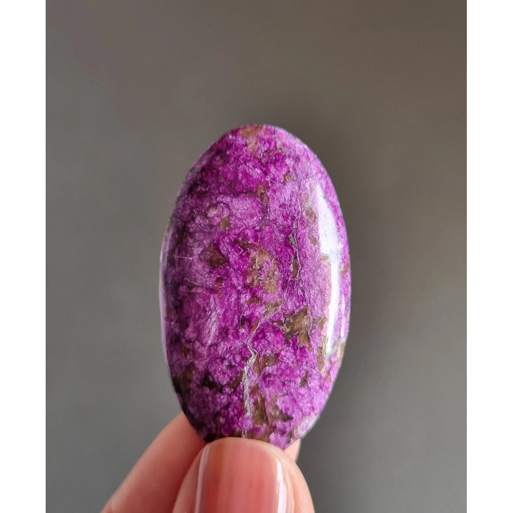 Stichtite Natural Stone Cabochon 41 X 24 X 7 Mm Purple Stichtite  Atlansite Cabochon For Jewelry Pi 0
