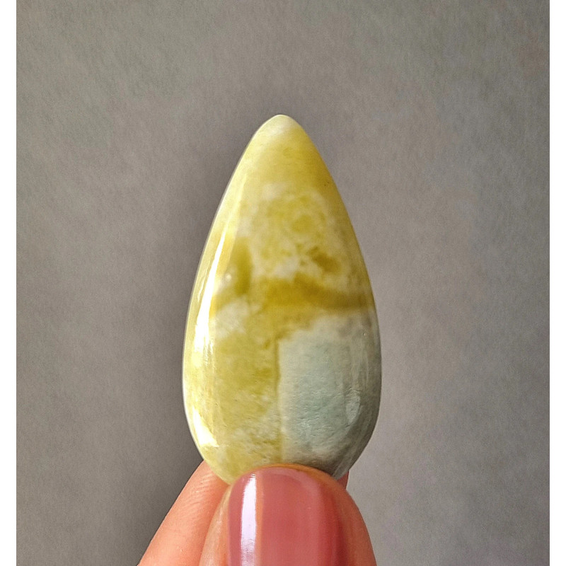 Rare 2color Diopside Natural Stone Cabochon 39 X 20 X 5 Mm Blue Green Gemstone Diopside Stone 1